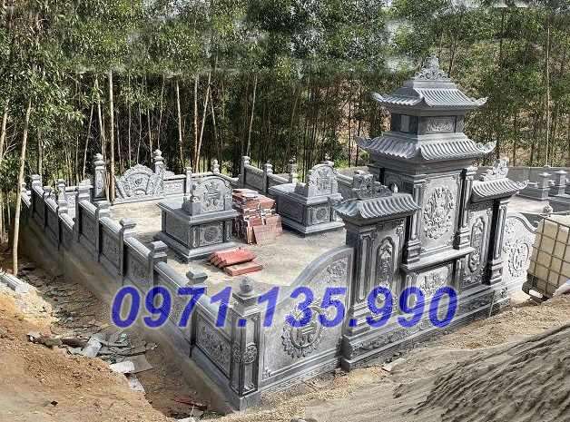 Mẫu nghĩa trang để tro cốt bằng đá đẹp bán tại long an - lăng mộ